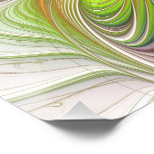 Soft and tenderness fractal fantasy flowers perfect poster (Hoek)