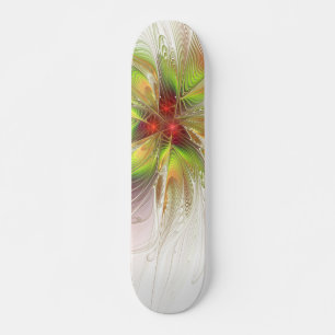 Soft and tenderness fractal fantasy flowers persoonlijk skateboard
