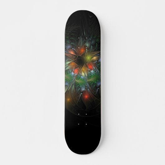 Soft and tenderness fractal fantasy flowers persoonlijk skateboard (Voorkant)