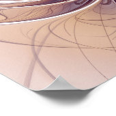 Soft and tenderness fractal fantasy flowers poster (Hoek)