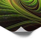Soft and tenderness fractal fantasy flowers poster (Hoek)