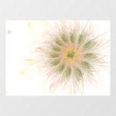 Soft and tenderness fractal fantasy flowers raamsticker (Vel)