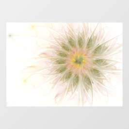 Soft and tenderness fractal fantasy flowers raamsticker