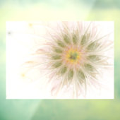 Soft and tenderness fractal fantasy flowers raamsticker (Vel 3)