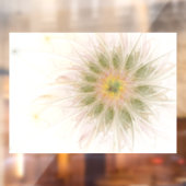 Soft and tenderness fractal fantasy flowers raamsticker (Vel 2)