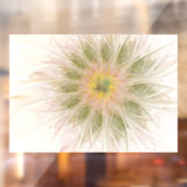 Soft and tenderness fractal fantasy flowers raamsticker (Vel 2)