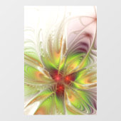 Soft and tenderness fractal fantasy flowers raamsticker (Vel)