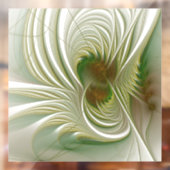 Soft and tenderness fractal fantasy flowers raamsticker (Vel 2)