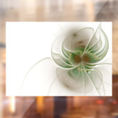 Soft and tenderness fractal fantasy flowers raamsticker (Vel 2)