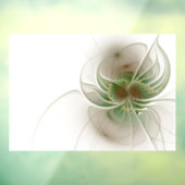 Soft and tenderness fractal fantasy flowers raamsticker (Vel 3)
