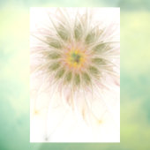 Soft and tenderness fractal fantasy flowers raamsticker (Vel 3)