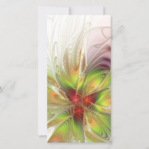 Soft and tenderness fractal fantasy flowers save the date
