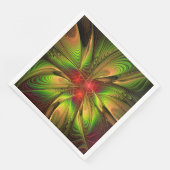 Soft and tenderness fractal fantasy flowers servet (Hoek)