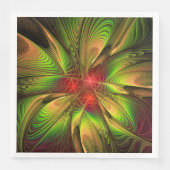 Soft and tenderness fractal fantasy flowers servet (Voorkant)
