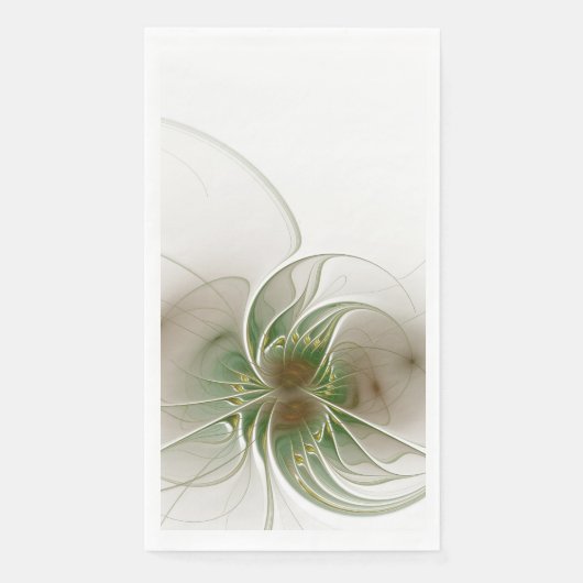 Soft and tenderness fractal fantasy flowers servet (Voorkant)