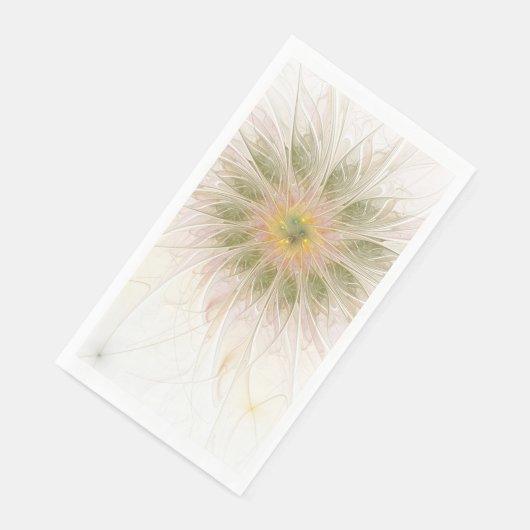 Soft and tenderness fractal fantasy flowers servet (Hoek)