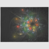 Soft and tenderness fractal fantasy flowers tissuepapier (Voorkant)