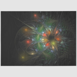 Soft and tenderness fractal fantasy flowers tissuepapier