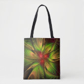 Soft and tenderness fractal fantasy flowers tote bag (Voorkant)