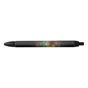 Soft and tenderness fractal fantasy flowers zwarte inkt pen