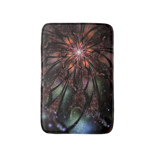 Soft and tenderness fractal flower badmat (Voorkant Verticaal)