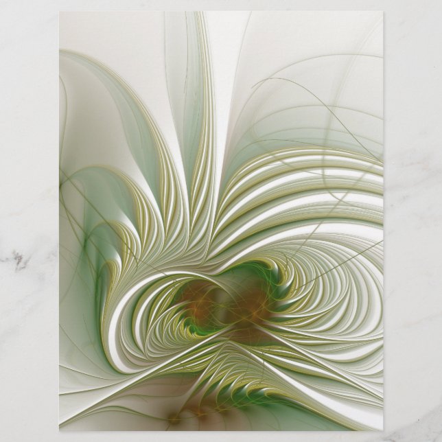Soft and tenderness fractal flower briefhoofd (Voorkant)