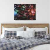 Soft and tenderness fractal flower canvas afdruk (Insitu (Slaapkamer))