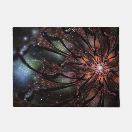 Soft and tenderness fractal flower deurmat (Voorkant)