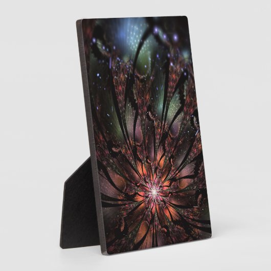 Soft and tenderness fractal flower fotoplaat (Zijkant)