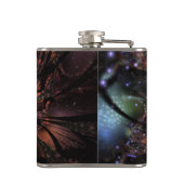 Soft and tenderness fractal flower heupfles (Achterkant)