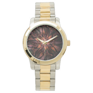 Soft and tenderness fractal flower horloge