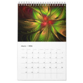 Soft and tenderness fractal flower kalender (Mar 2026)