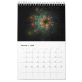 Soft and tenderness fractal flower kalender (Feb 2026)