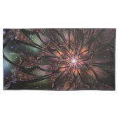 Soft and tenderness fractal flower kussensloop (Voorkant-Links)