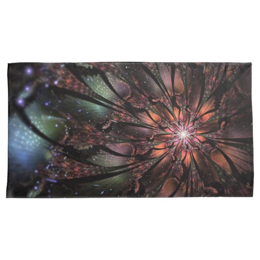 Soft and tenderness fractal flower kussensloop (Voorkant-Rechts)