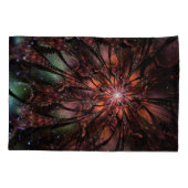 Soft and tenderness fractal flower kussensloop (Achterkant-Links)