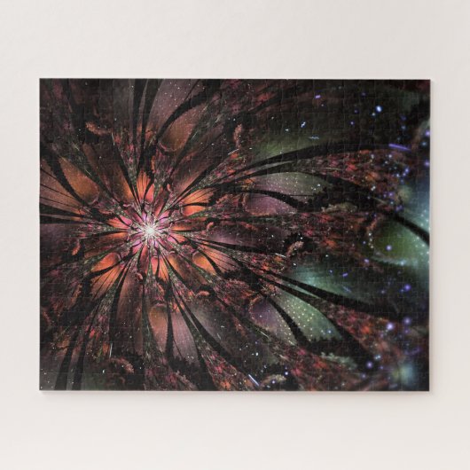 Soft and tenderness fractal flower legpuzzel (Horizontaal)