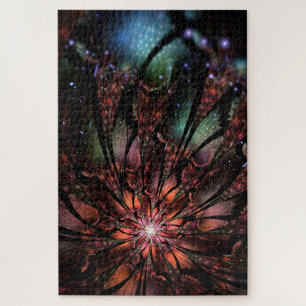 Soft and tenderness fractal flower legpuzzel