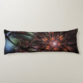 Soft and tenderness fractal flower lichaamskussen (Achterkant)