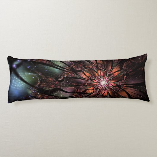 Soft and tenderness fractal flower lichaamskussen (Achterkant)