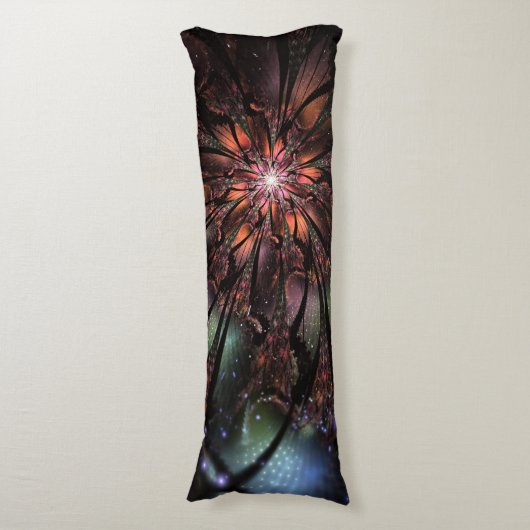 Soft and tenderness fractal flower lichaamskussen (Voorkant Verticaal)