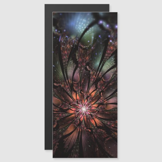 Soft and tenderness fractal flower magnetische uitnodiging (Voorkant / Achterkant)