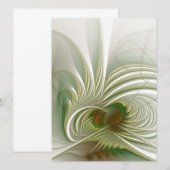 Soft and tenderness fractal flower menu (Voorkant / Achterkant)