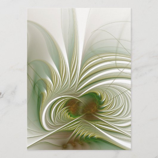 Soft and tenderness fractal flower menu (Voorkant)