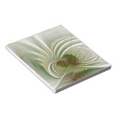 Soft and tenderness fractal flower notitieblok (Schuin)
