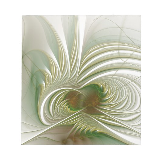 Soft and tenderness fractal flower notitieblok (Voorkant)