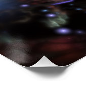 Soft and tenderness fractal flower perfect poster (Hoek)