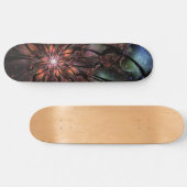 Soft and tenderness fractal flower persoonlijk skateboard (Horizontaal)
