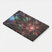 Soft and tenderness fractal flower post-it® notes (Schuin)