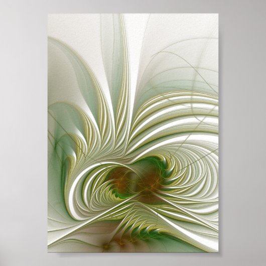 Soft and tenderness fractal flower poster (Voorkant)